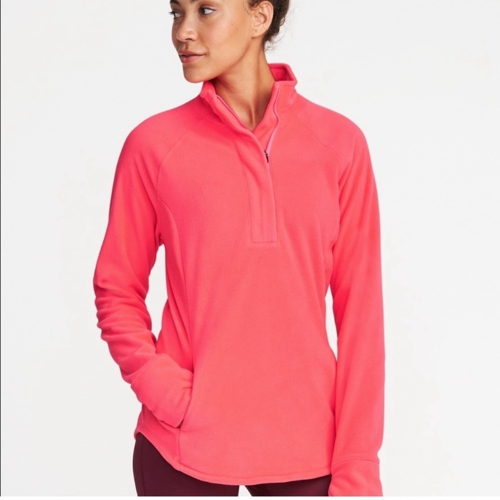 Brand new Go-Warm Micro Performance Fleece 
Quarter Zip Sweatshirt | Old Navy